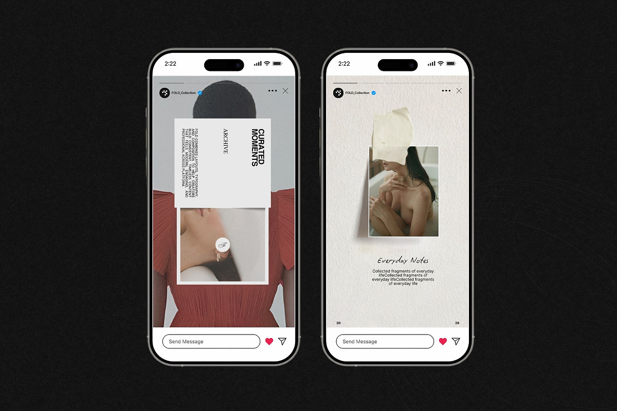 FOLD | Instagram Template (II), a Social Media Template by Pixel Grid (Photo 4 of 10)