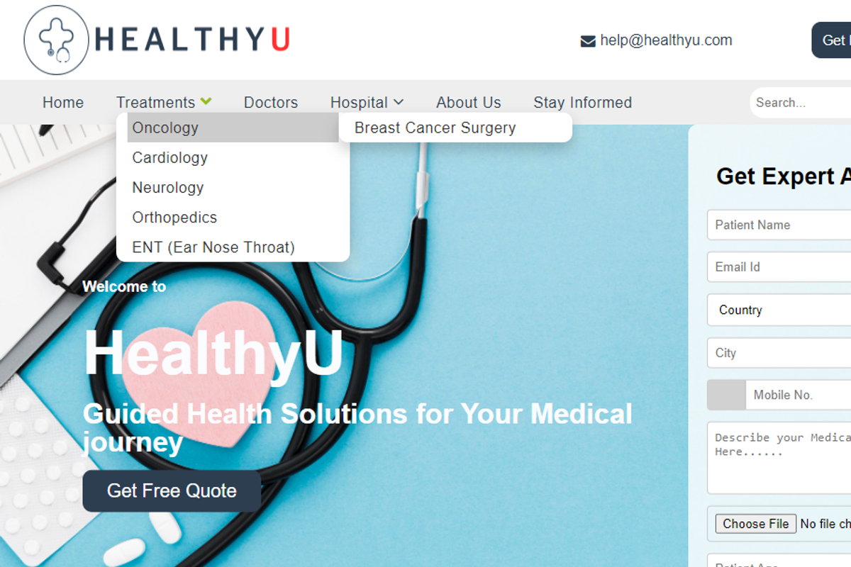 HealthyU - Medical & Doctor Website, a HTML Template by WebGuru (Photo 14 of 25)