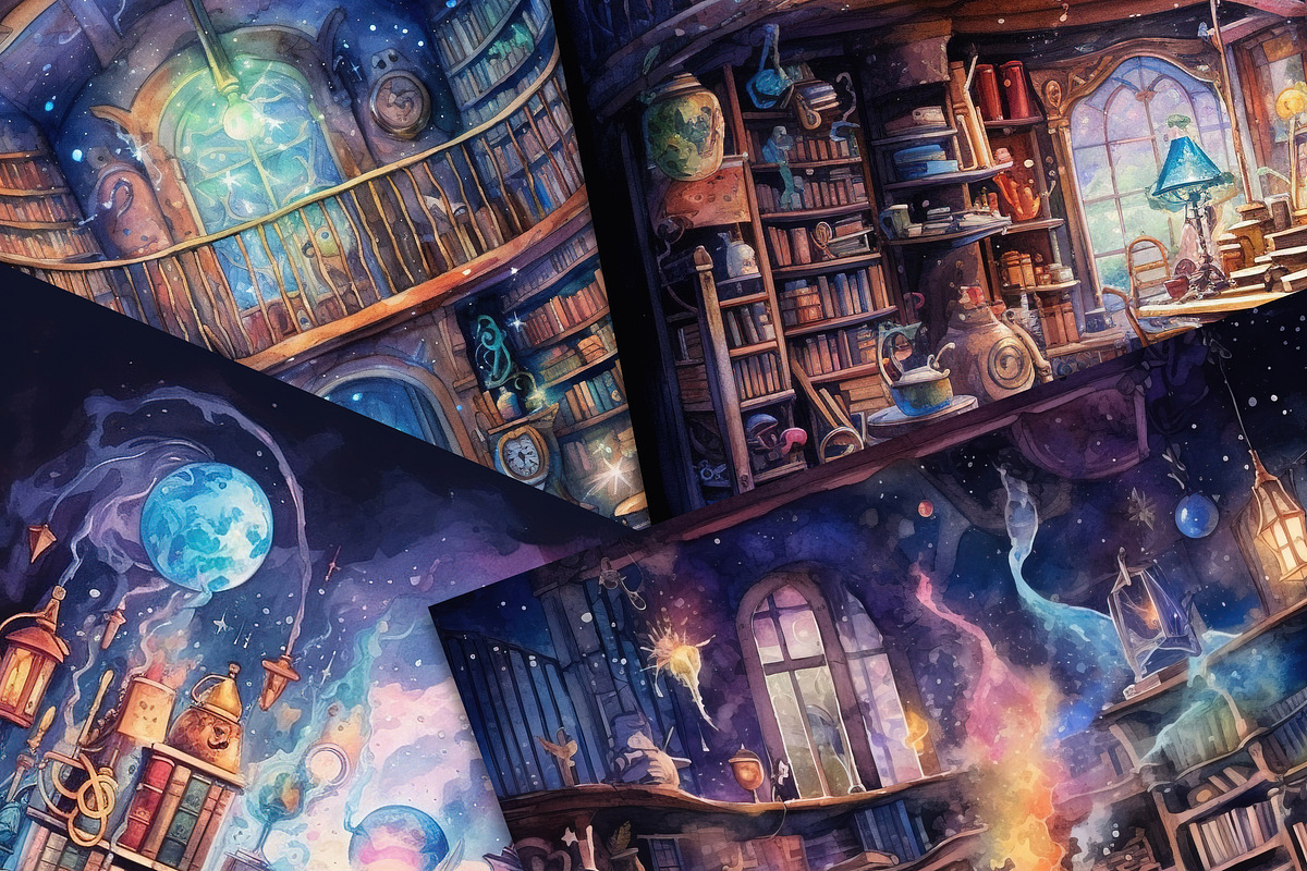 A Magical Archive, a Background Graphic by Curve Design (Photo 4 of 5)