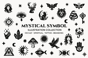 Mystical symbol illustration set, an Object Graphic by NatalieArtShop (Thumbnail 1 of 17)