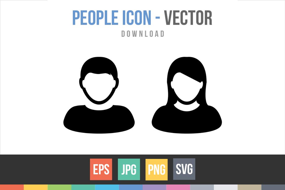 Man and woman, an Icon by TukTuk Design