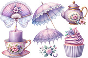Summer Tea Party Set Clipart, an Illustration by Designworld (Thumbnail 5 of 6)