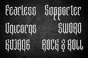 Inhumans, a Blackletter Font by EN86-21 (Thumbnail 4 of 9)
