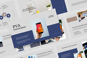 Pva : App Biz Promo Powerpoint, a Presentation Template by Punkl Camp