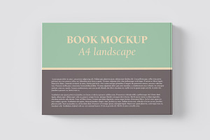 Landscape Book Mockup - 12 Views