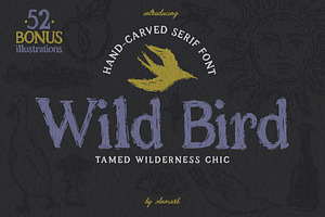 Wild Bird Hand Crafted Font