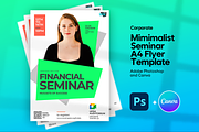 Modern Seminar Flyer | Canva & PSD, a Flyer Template by Vintage Impressions (Thumbnail 2 of 6)