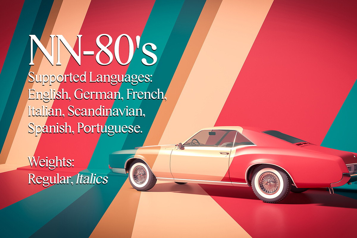 NN-80's, a Serif Font by Nick Novell (Photo 4 of 4)