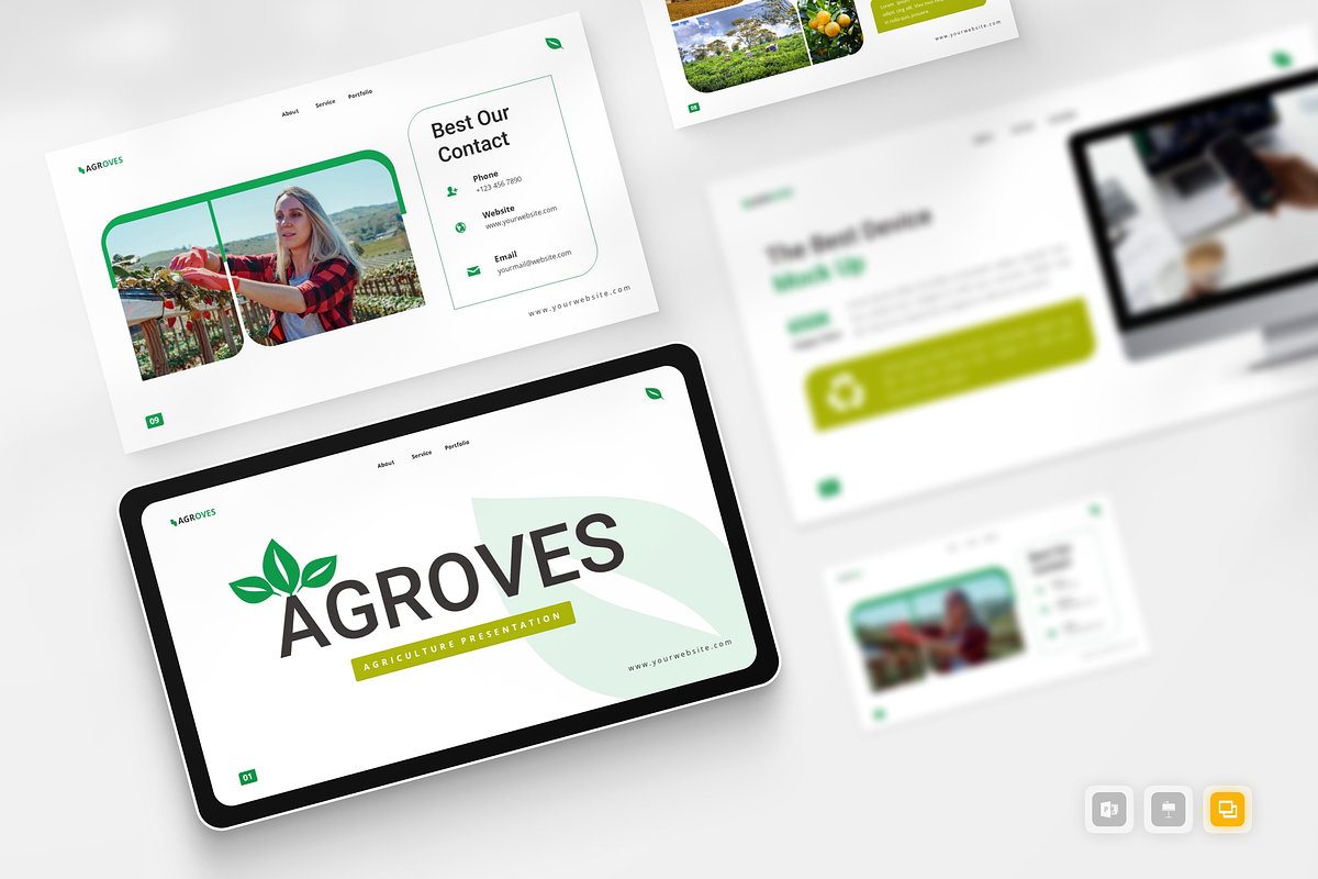 Agriculture Presentation GoogleSlide, a Presentation Template by Annora Studio (Photo 1 of 5)