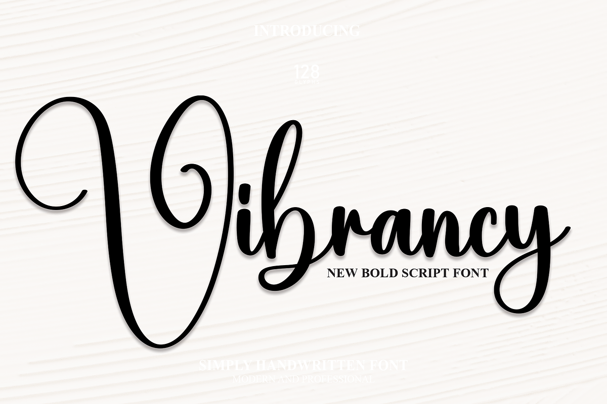 Vibrancy | Script Font, a Script Font by Scratchones (Photo 1 of 8)