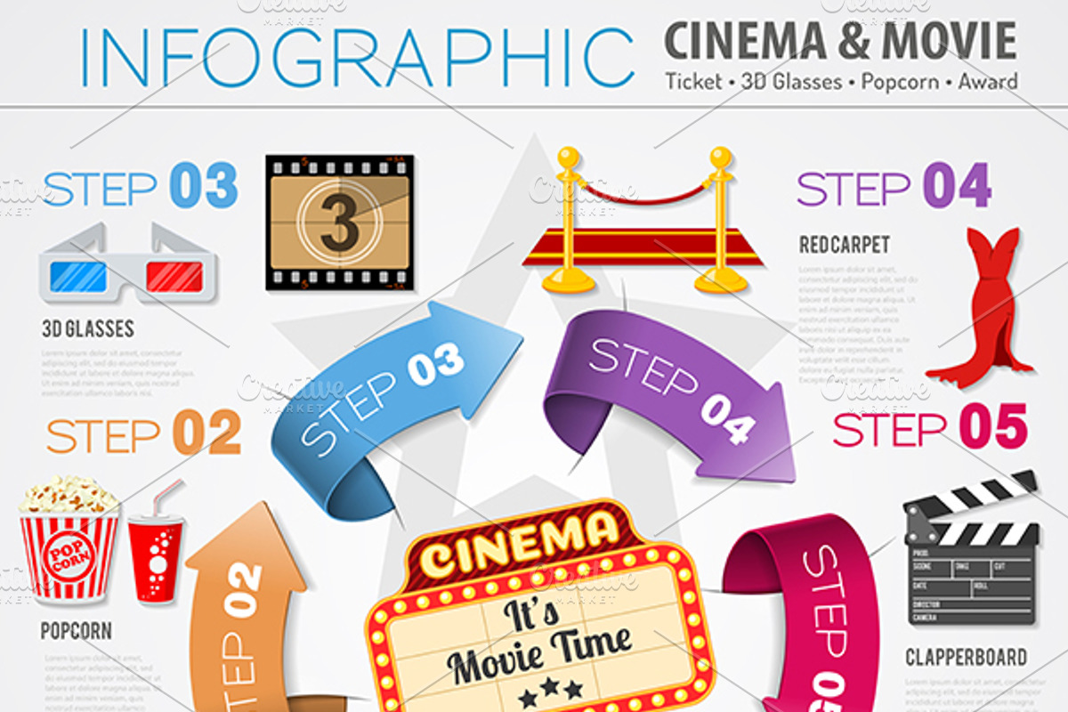 Cinema and Movie Themes, a Food Illustration by TAlex (Photo 6 of 7)