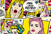 Crazy Pop Art Pattern, a Pattern Graphic by verywell (Thumbnail 2 of 2)
