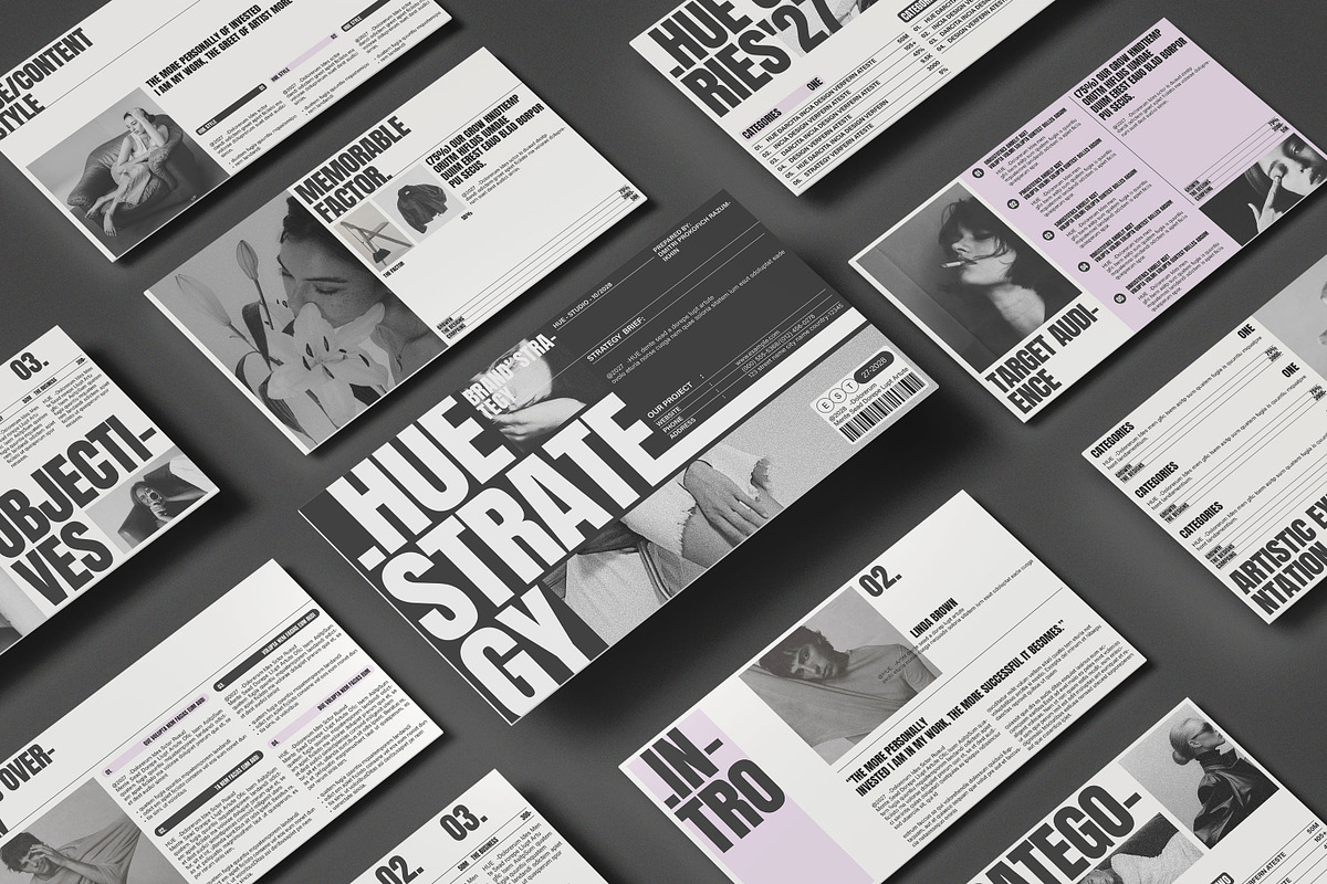 HUE | Strategy Presentation Canva, a Presentation Template by SlideStock (Photo 2 of 10)