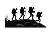 Adventure Hiking Silhouette Bundle, an Object Graphic by Designs_River (Thumbnail 12 of 16)