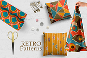 Collection of retro patterns, a Pattern Graphic by DeMih (Thumbnail 3 of 8)