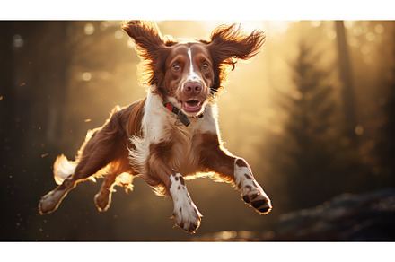 agility dog jumping ai generated, an Animal Photo by pikepicture