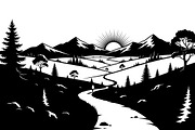 Endless Wilderness PuzzleClipart Set, an Object Illustration by Designer_Momina (Thumbnail 8 of 13)