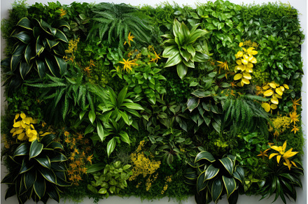 Green wall decor featuring lush, a Nature Photo by Ylivdesign