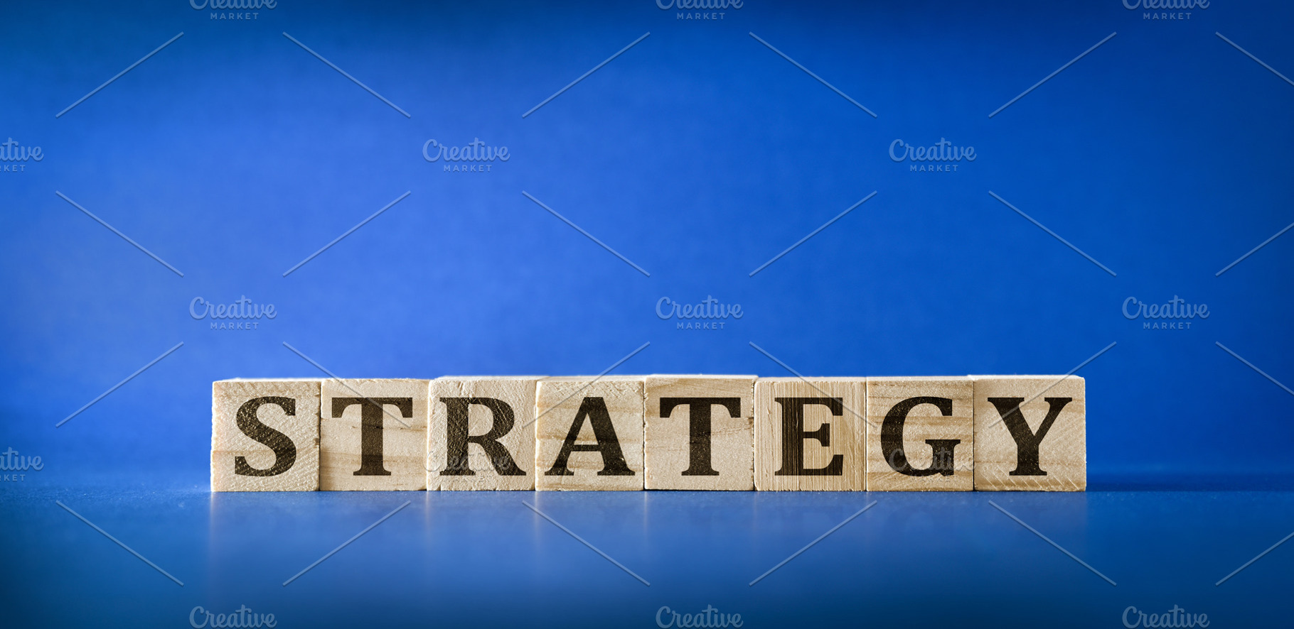 Business Strategy Concept on Wooden Blocks, a Business Photo by Davizro's Market