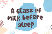 Milky Love Cute Display Font, a Font by Kreativ Space (Thumbnail 4 of 6)
