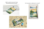 Watercolor Lake Landscapes Set 2, a Decorative Illustration by Kat's Artful Creations (Thumbnail 8 of 10)