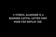 Stencil Allround Typeface, a Font by Letterwerk (Thumbnail 2 of 5)