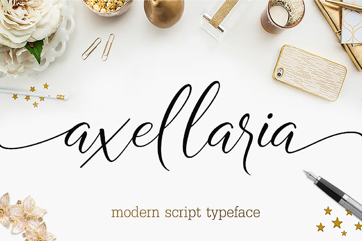 Elegant Script Font Bundle, a Script Font by Byuly Ayika (Photo 3 of 34)