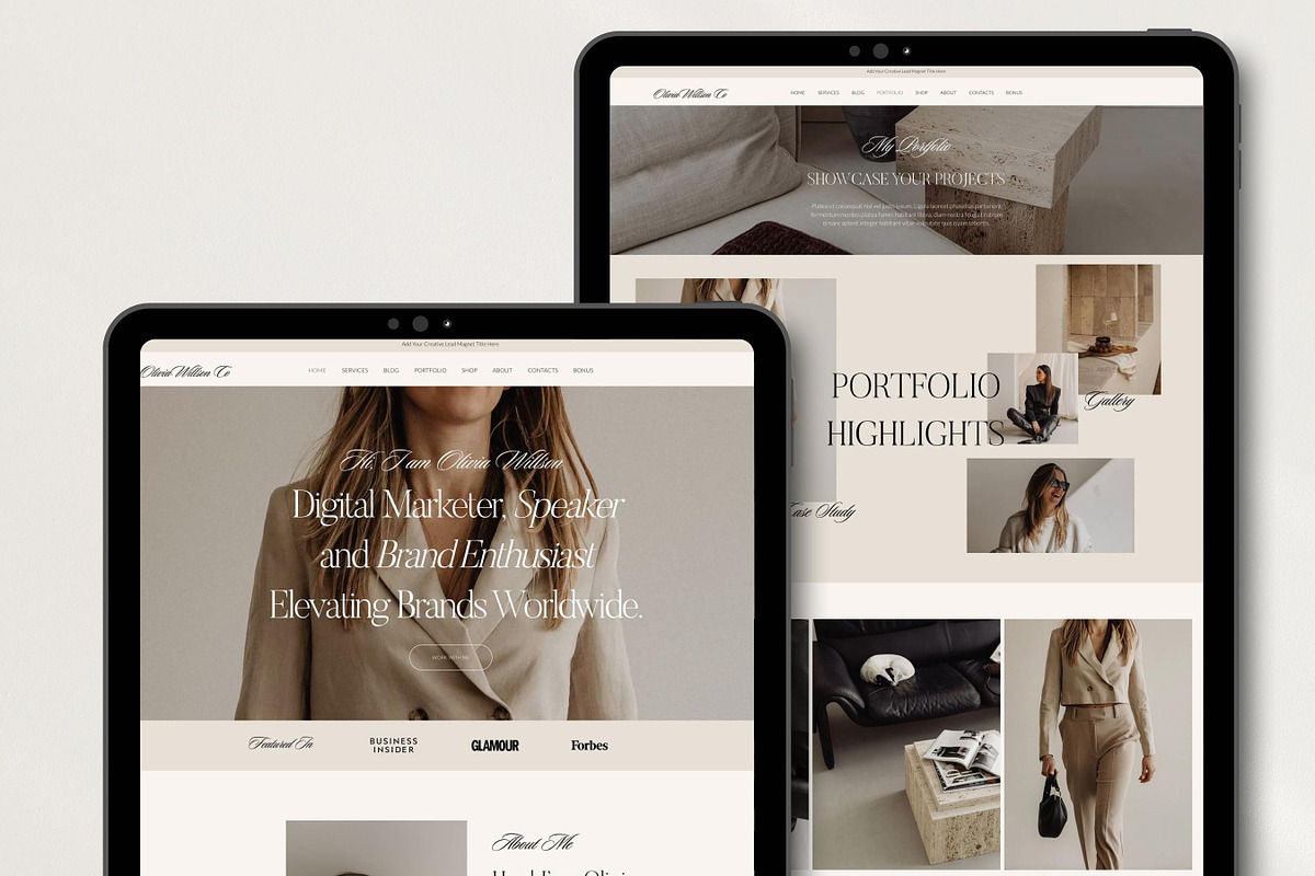 Wix Website Template for Coaches, a Wix Template by Presentibox (Photo 10 of 11)