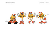 Super Burger Collection, a Background Graphic by Martyshova (Thumbnail 3 of 22)