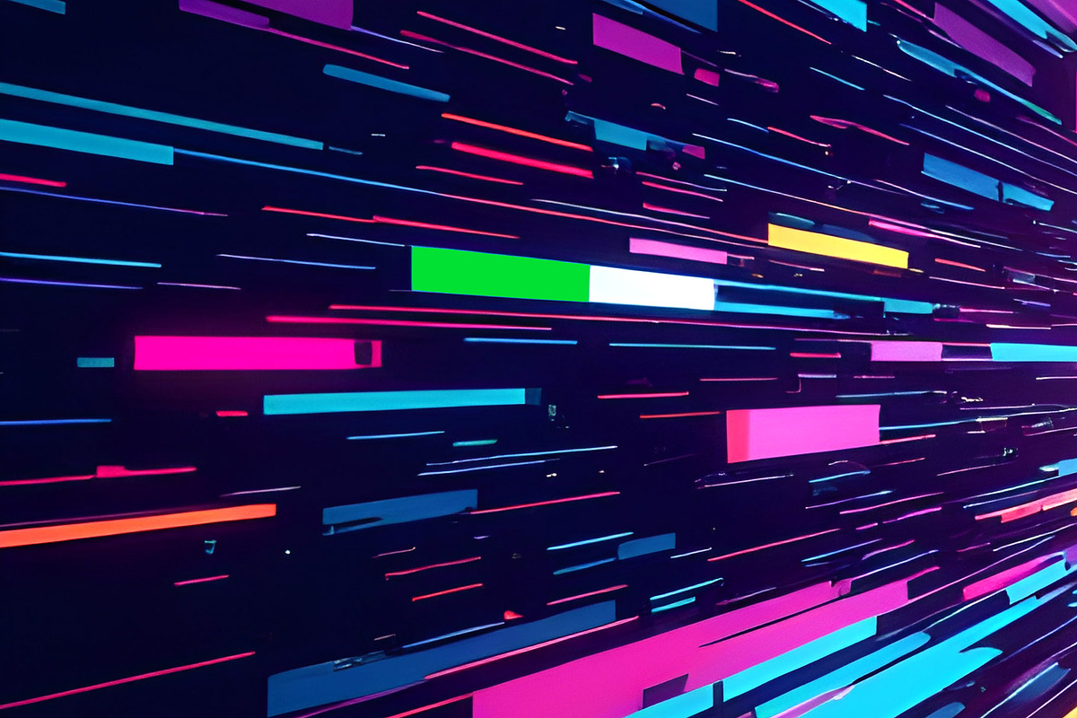 Glitch Design Eternal Space, a Decorative Illustration by Sharon Schwalbe (Photo 2 of 5)