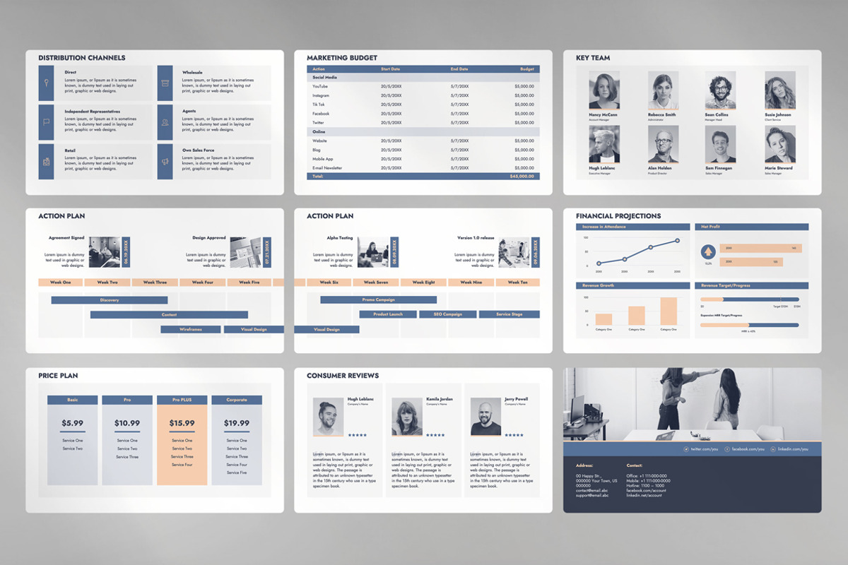 Pitch Deck Presentation Template, a Presentation Template by JetzTemplates (Photo 4 of 5)