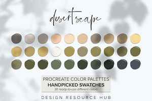 Desertscape Procreate Palette