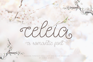 Celeia - Romantic font