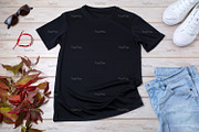 T-shirt mockup with grass & bracelet, a Print Template by TasiPas (Thumbnail 3 of 4)