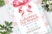 Galentines Day Brunch Invite & Menu, an Invitation Template by Tracia Creative (Thumbnail 3 of 7)