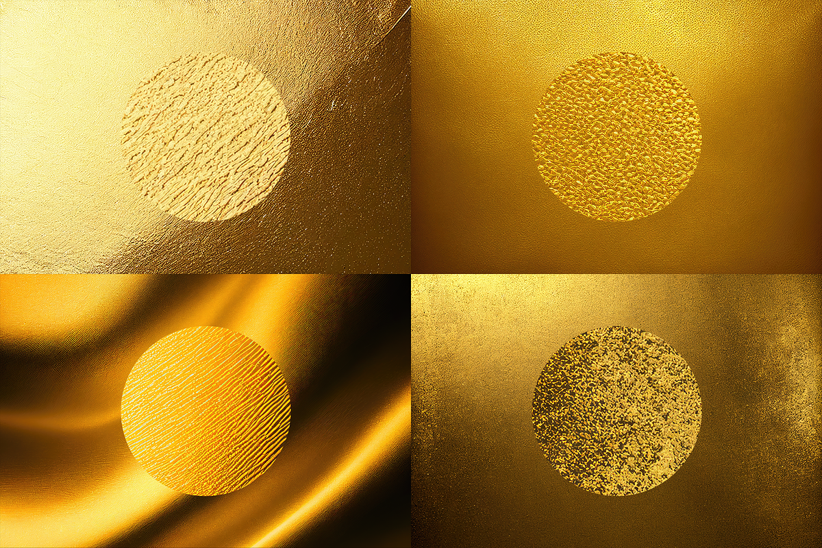 440 Gold & Metallic Textures Bundle, a Texture Graphic by Graphicdome (Photo 3 of 22)
