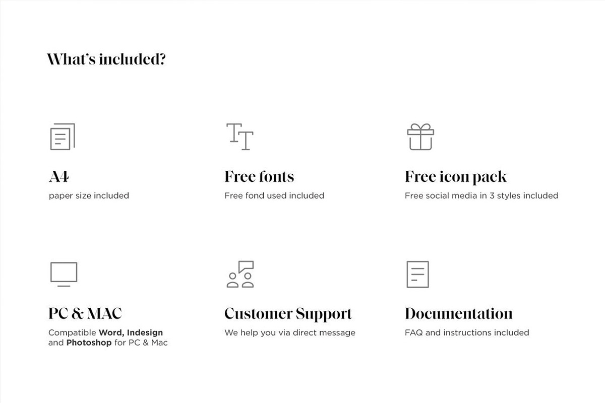 Modern Resume CV Template, a Resume Template by UX-group (Photo 6 of 8)