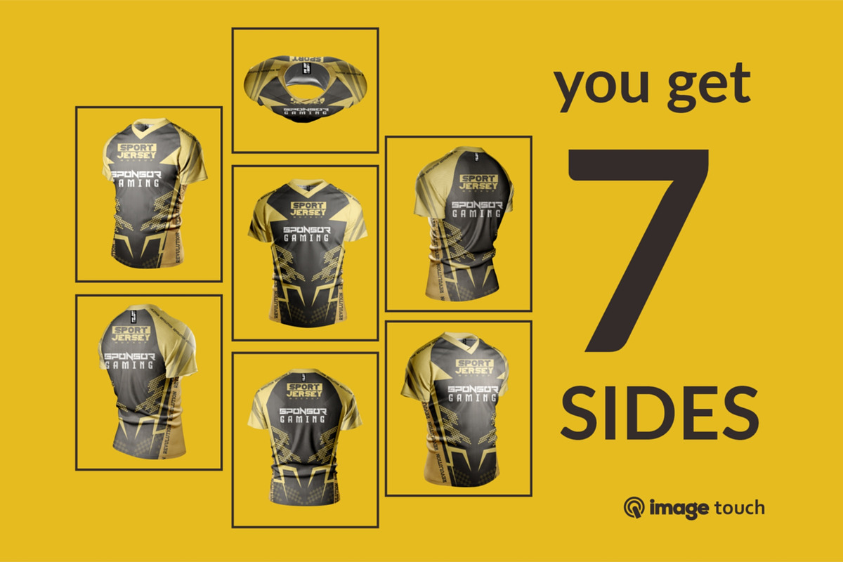 T-Shirt V-Neck Lid Short Mockup, a Shirt Mockup by image touch (Photo 4 of 4)