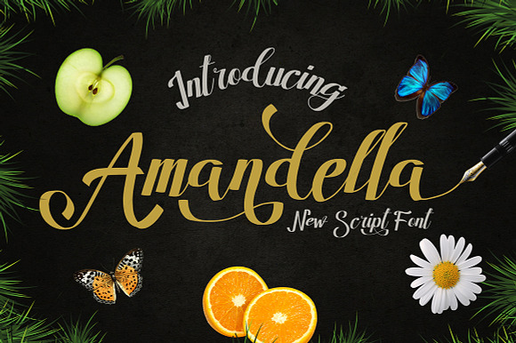 Amandella Script preview 7