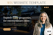 Real Estate Wix Template Realtor, a Wix Template by vectorocean (Thumbnail 1 of 11)