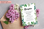 Greenery wedding Invitation Suite, an Invitation Template by Beyond Muse (Thumbnail 5 of 10)
