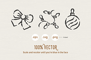40 Aged Christmas Icons, a Seasonal Illustration by Selma’s Patty (Thumbnail 2 of 2)