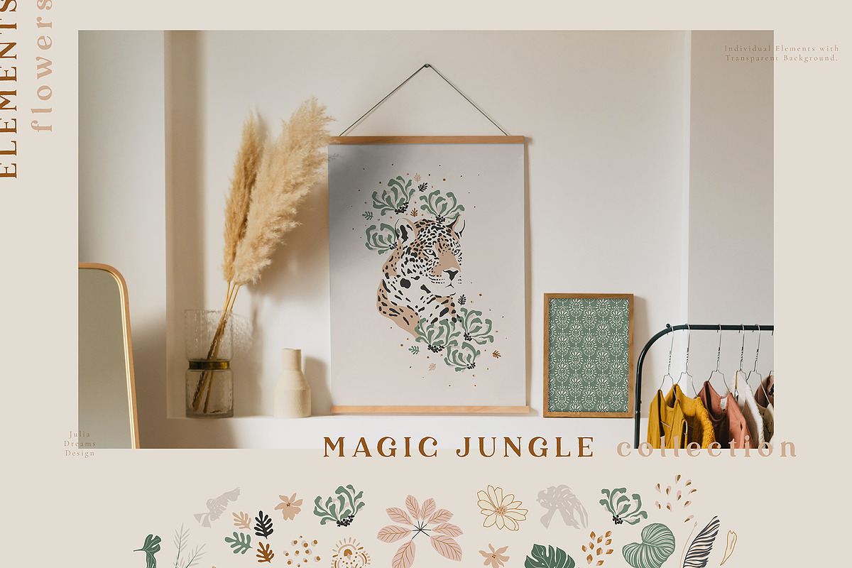 Magic Jungle Collection, an Animal Illustration by Julia Dreams (Photo 10 of 11)