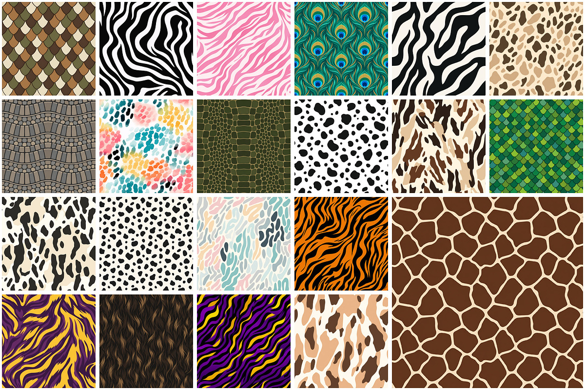 Animals Skin Pattern, a Pattern Graphic by Forhadx5 (Photo 11 of 19)
