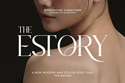 The Estory Modern Serif Font, a Serif Font by Idea Studio (Thumbnail 1 of 12)