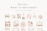 Coquette Atelier nursery boutique, a Decorative Illustration by Invite to Clipart (Thumbnail 9 of 13)