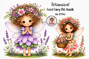Whimsical Forest Fairy PNG, a Seasonal Illustration by Craft Nest (Thumbnail 1 of 4)