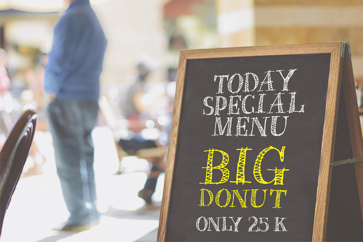Rodgez - Slab Serif Handwritten, a Slab Serif Font by nIznaztype (Photo 5 of 6)