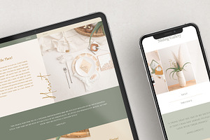 The Harriet - Showit Website Layout