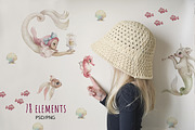 Watercolor Graphics & patterns, a Wallpaper Graphic by TanyaSchuka (Thumbnail 13 of 16)